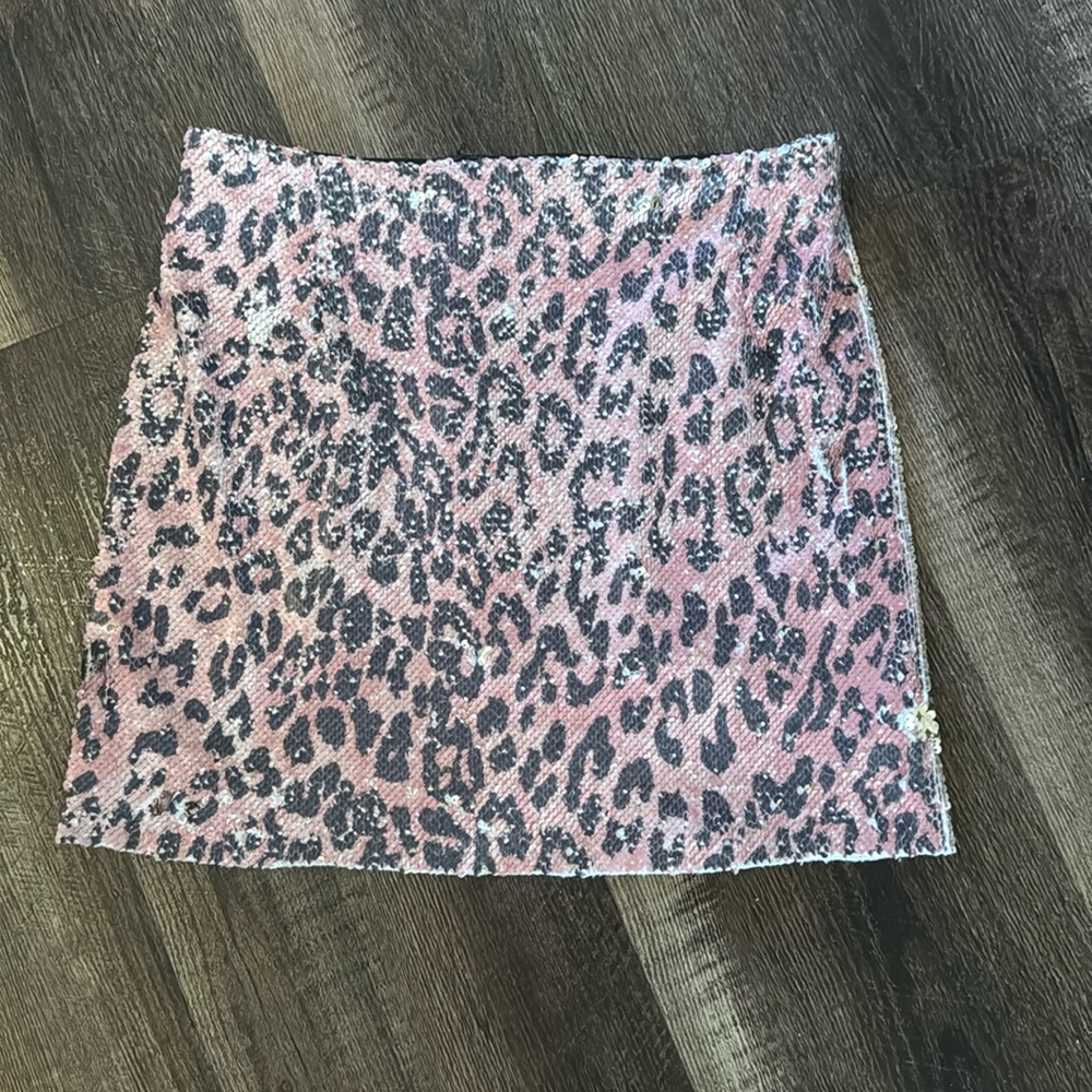Free People leopard sequence mini